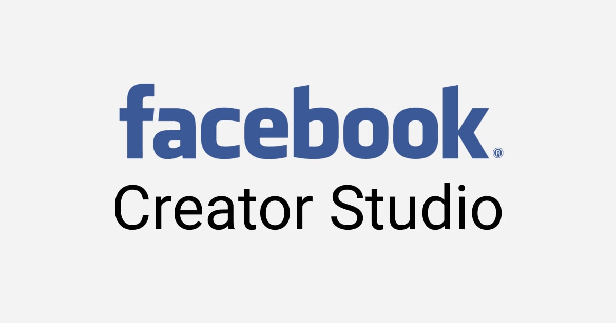 Facebook Creator Studio