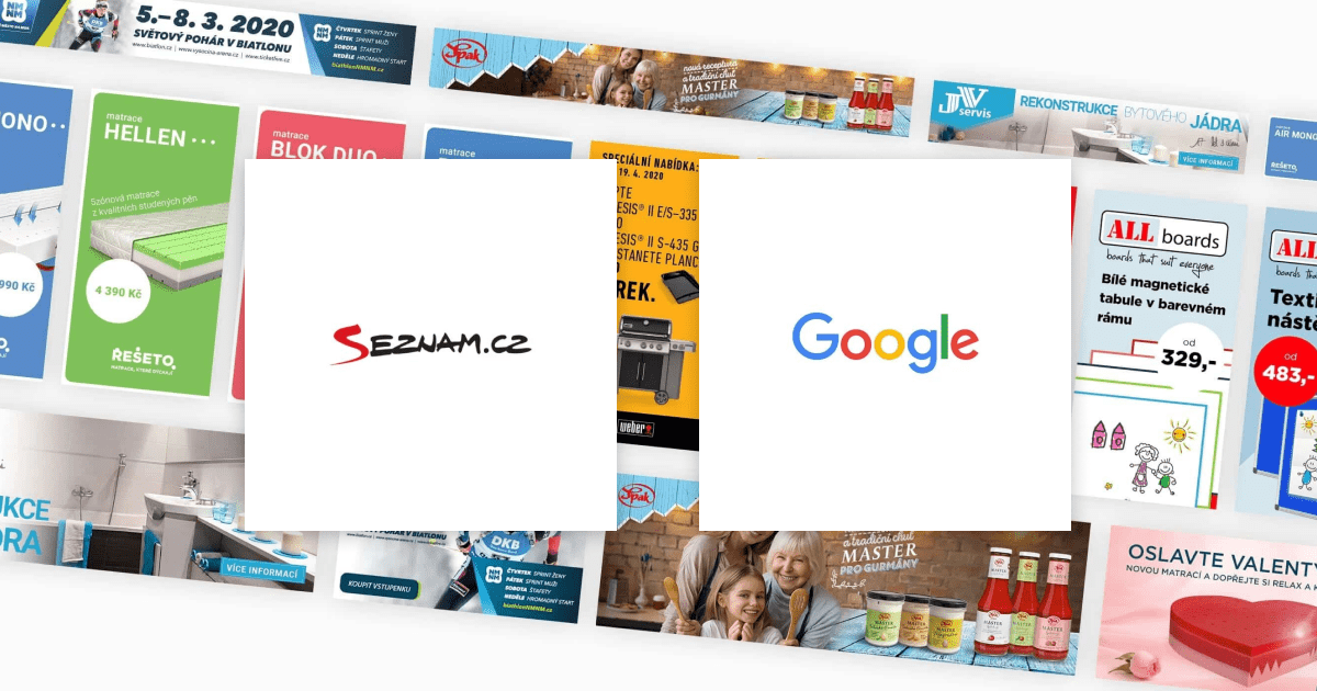 Formáty bannerů Sklik a Google Ads